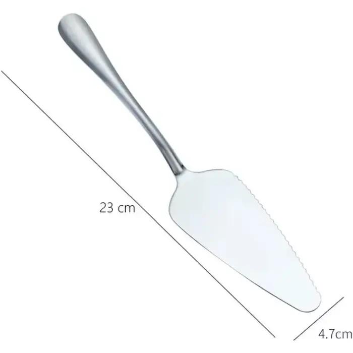 Outil de coupe-pizza à tarte dentelée en acier inoxydable pour servir et présenter des parts de pizza de manière professionnelle et élégante pour les occasions familiales et amicales
