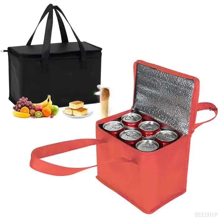 Sac isotherme portable pliable pour pique-nique, sac thermique pour aliments, sac de transport pour boissons, sac isotherme pour livraison de bière