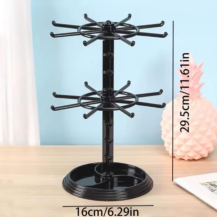 Support de rangement rotatif à 16 crochets avec distance inférieure réglable pour présentoir de porte-clés élégant pour femme et homme occasions spéciales-decoration-interieur-facile-installation-pratique