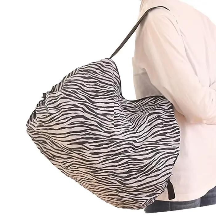 Sac de courses pliable, sac de rangement Portable de voyage étanche, sac de plage, sac d'épicerie de supermarché