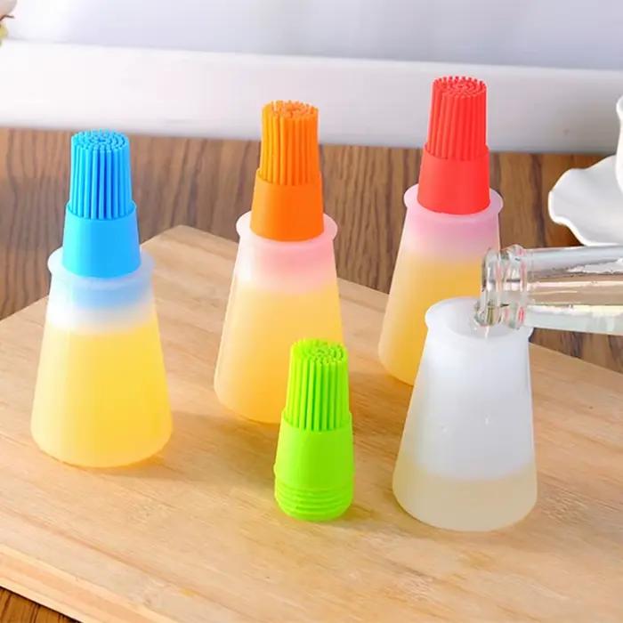 Accessoires de cuisine outils brosse à huile en Silicone brosses à badigeonner gâteau beurre pain pâtisserie