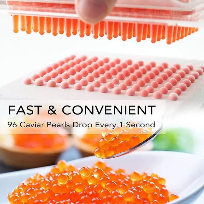 Compte-gouttes de sphérification de boîte de fabricant de caviar