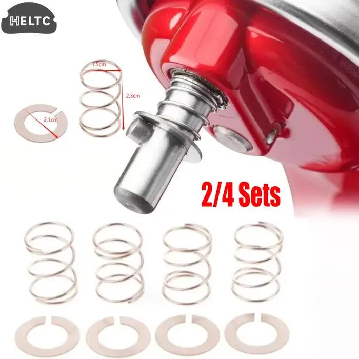 Ensemble de 2/4 ressorts et rondelles durables en acier inoxydable, pour support KitchenAid, accessoires de mélangeurs de 3.5 à 8 Qt