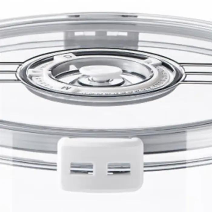 Boîte à pain hermétique ronde enregistrement du temps gardien de pain pour pain maison durable facile à utiliser AT6 vert émeraude pour stockage de gâteaux sandwiches et pâtisseries occasions spéciales