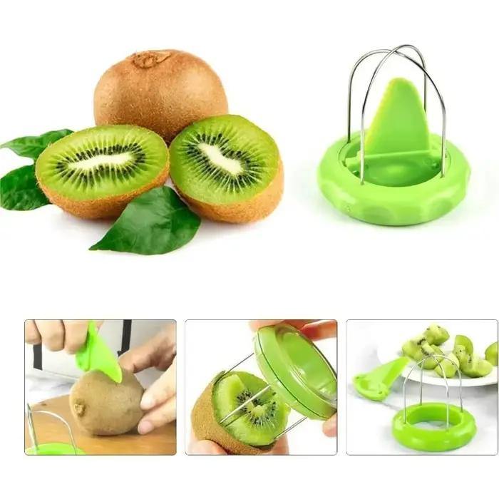Éplucheur de kiwi créatif en acier inoxydable
