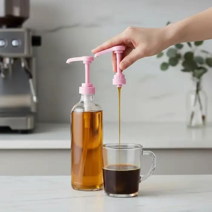 Pompe à sirop de café distributeur de boissons précision dosage café thé occasions spéciales