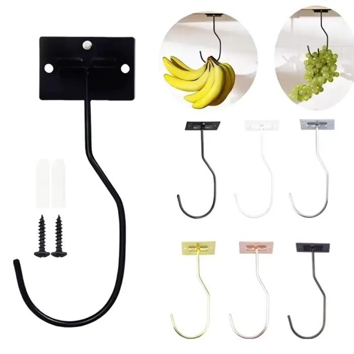 Gardez les bananes fraîches sous l'armoire crochet banane Rotation montage mural