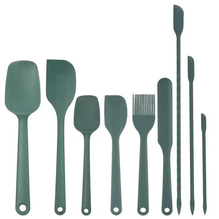 Ensemble d'outils de cuisson en silicone résistant à la chaleur, grattoir à crème, brosse à huile, barbecue de qualité alimentaire, ustensiles de cuisine, 6 pièces, 9 pièces
