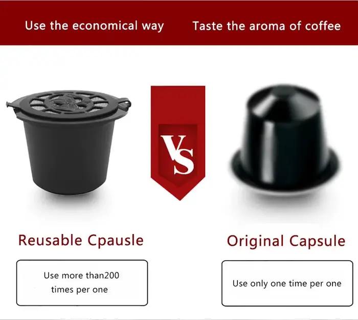 Capsule de café Nespresso rechargeable et réutilisable
