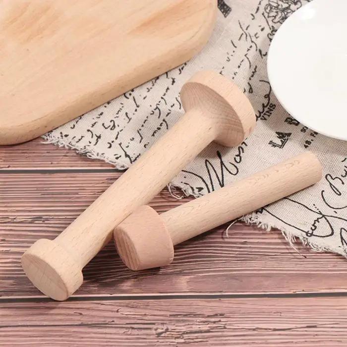 Poussoir à Tarte aux emoufs Portable en Bois