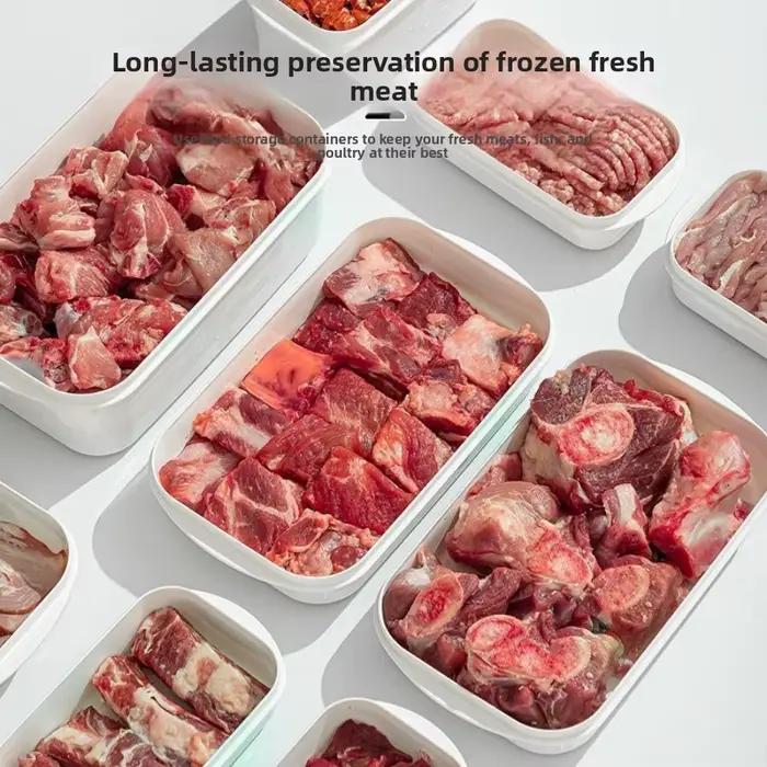 Récipients de congélateur de viande de qualité alimentaire
