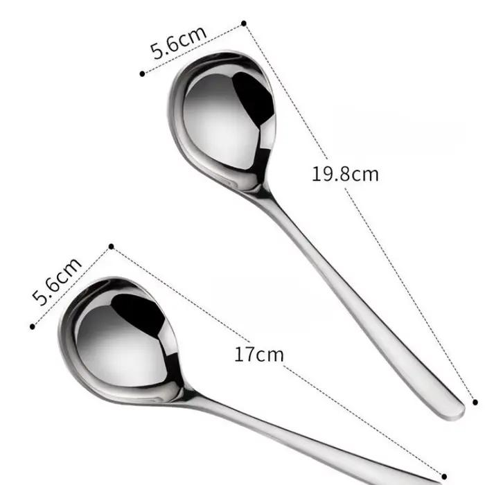 Cuillère à soupe en acier inoxydable