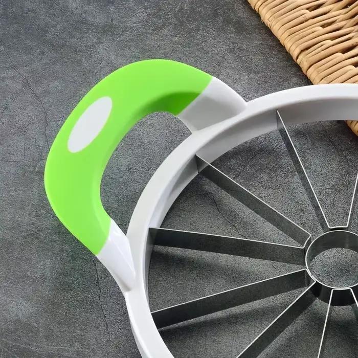 Trancheuse Creative Melon Cutter en acier inoxydable pour fruits coupe melon pastèque et autres fruits pour occasions spéciales et quotidienne