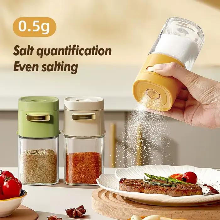 Bouteille de sel quantitative de cuisine en verre scellé