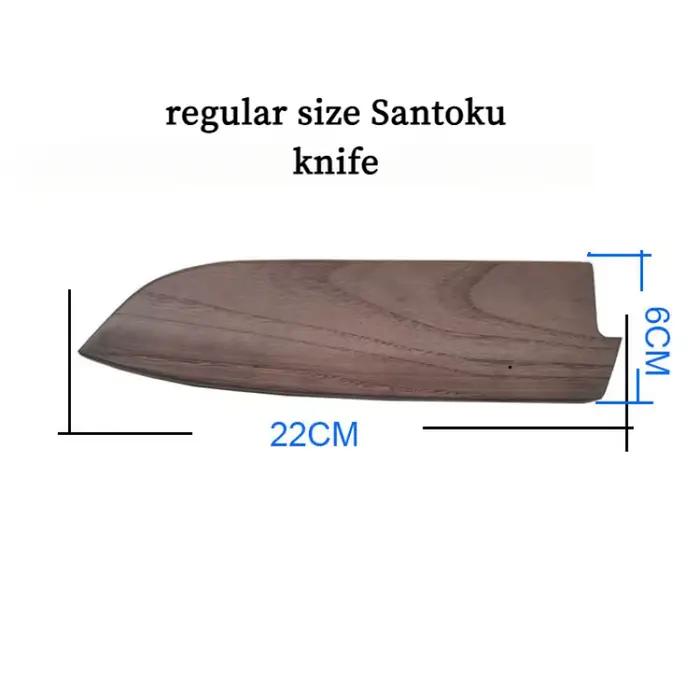 Gaine en bois Saya pour couteaux Gyuto Santoku Deba Nakiri bloc de hachage couteaux de cuisine japonais occasions spéciales cadeau qualité robuste
