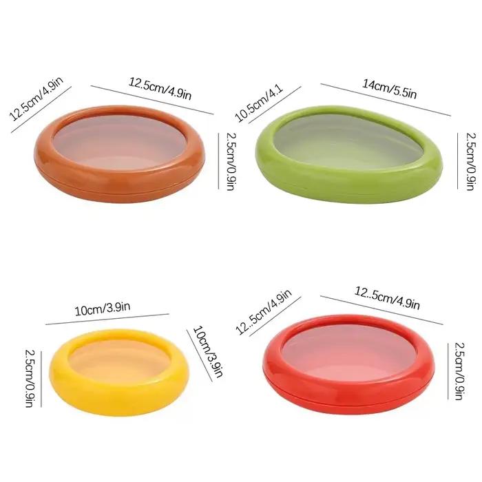 Boîte de rangement pour fruits de cuisine, transparente, réutilisable, hermétique, pour réfrigérateur, portable, pour fruits et légumes
