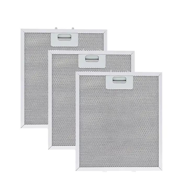 Extracteur de maille en métal Pound pour hotte de cuisine, hotte de cuisine, filtre à huile, accessoires de hotte de gamme, séparation d'huile, plaque Al