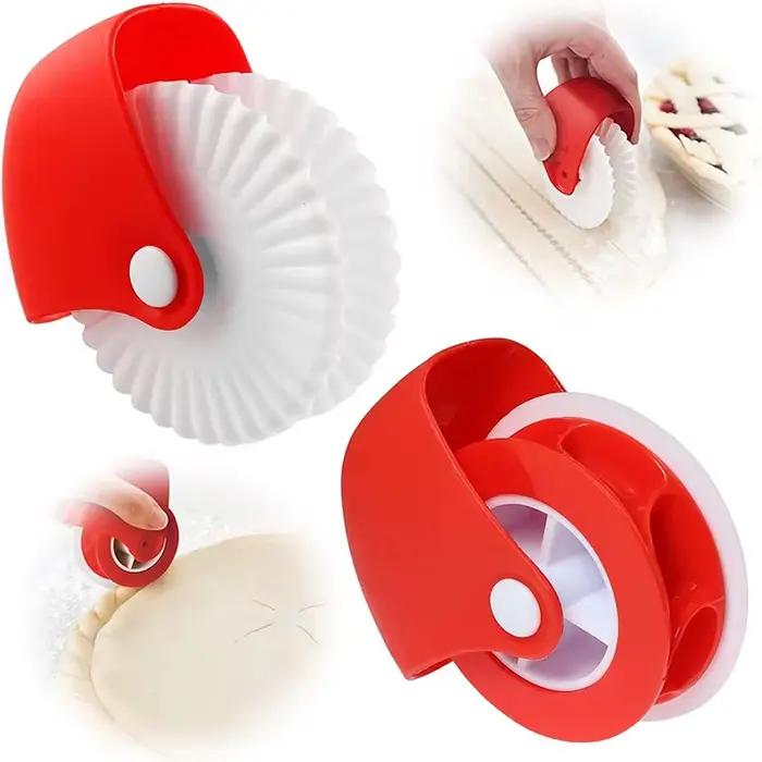 Machine de découpe de pâte à tarte roue à rouler décoratrice de forme unique pour pâtissiers amateurs et professionnels occassions spéciales