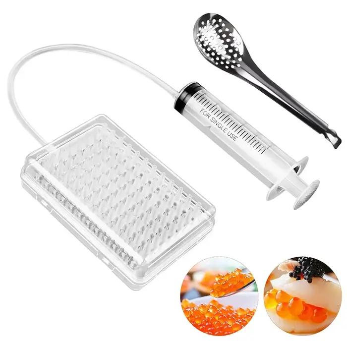 Compte-gouttes de sphérification de boîte de fabricant de caviar