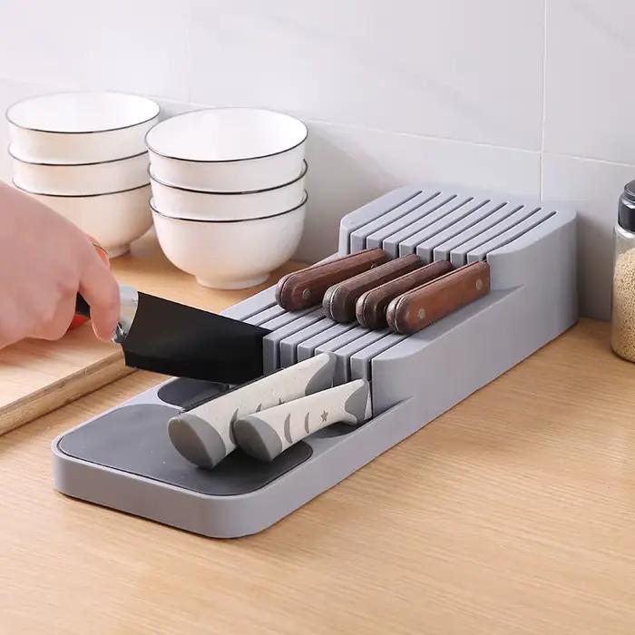 Plateau de rangement de couverts polyvalent de cuisine