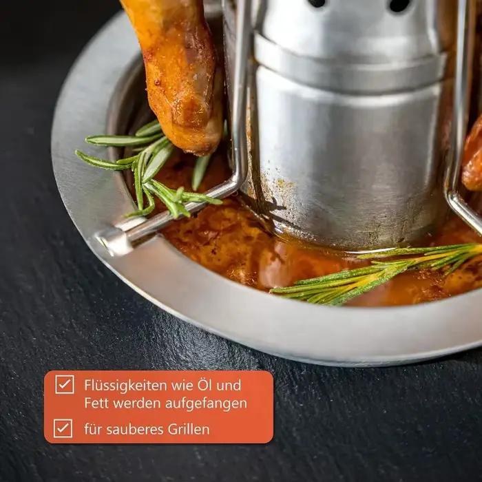 Support de rôtissoire pour poulet