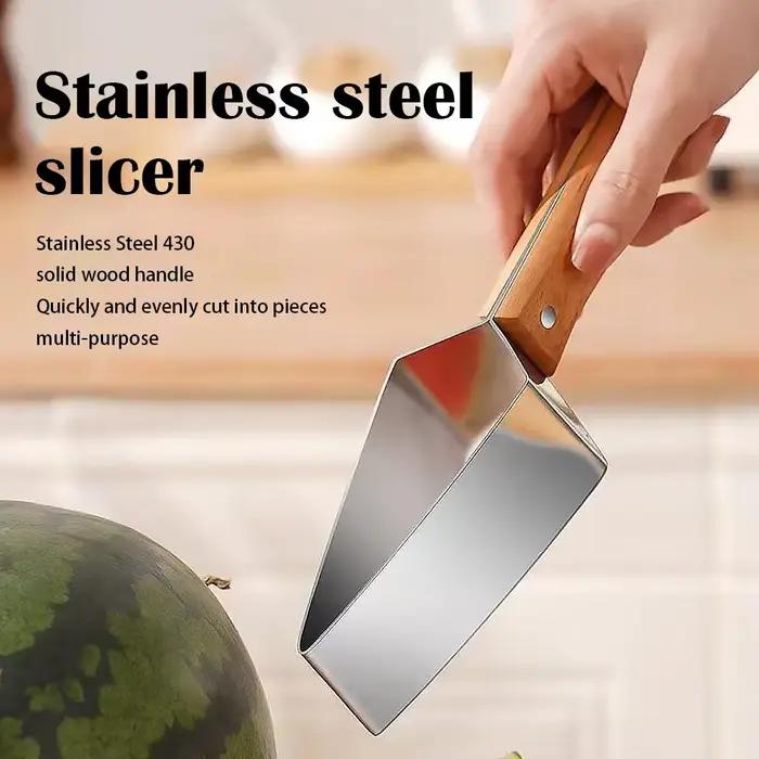 Outils de découpe de pastèque triangulaires, trancheuse à pastèque, outil de découpe de fruits réutilisable et peu coûteux en temps, accessoires de cuisine