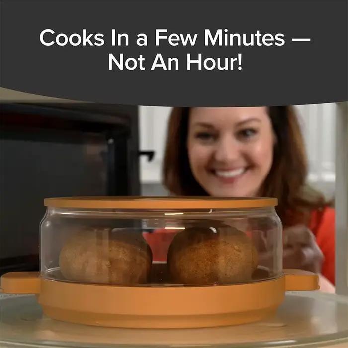 Boîte à pommes de terre réutilisable pour micro-ondes Express