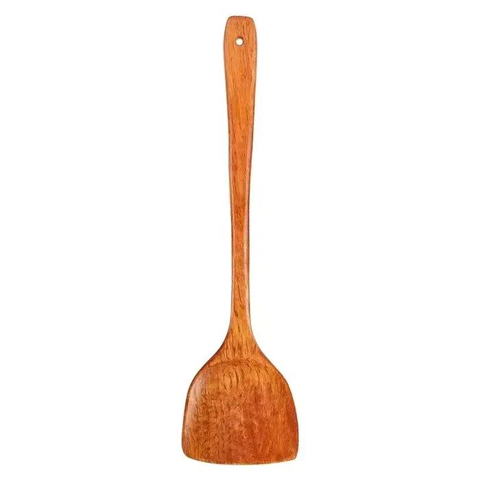 Spatule de cuisine, spatule en bois, cuillère de cuisine antiadhésive, spatule en bois spéciale, spatule en bois pour ailes de poulet, résistante aux hautes températures, usage domestique, 1 pièce