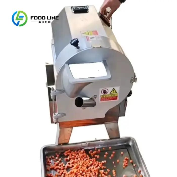 Coupe-légumes multifonctionnel personnalisé, broyeur pour cantine commerciale, cuisine, tranchage de cubes, utilisation de traitement