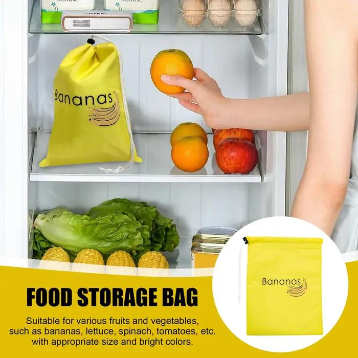 Sac de conservation pour bananes légumes et fruits anti-odeur pratique et réutilisable pour réduire le gaspillage alimentaire et maintenir la fraîcheur des aliments ocasions spéciales