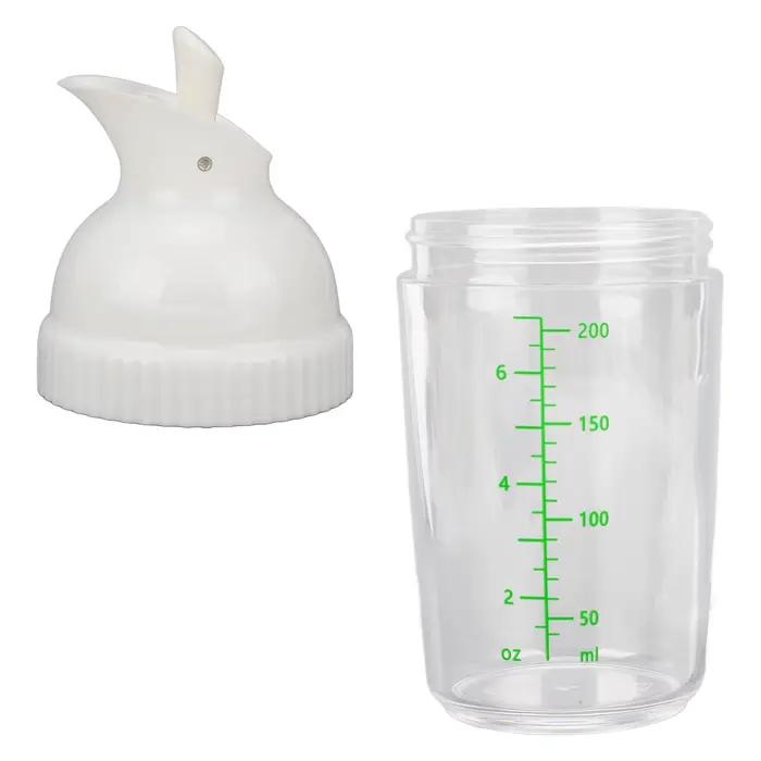 Shaker à salade étanche et polyvalent en plastique ABS+PP pour préparer, mélanger et servir des assaisonnements, sauces et marinades à la maison ou en voyage
