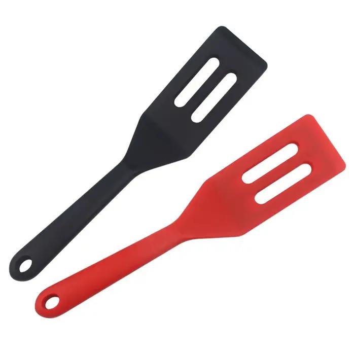 Spatule à biscuits à Brownie en Silicone petite spatule plate à fente spatule à Steak à œufs cuisson de gâteaux utilisation quotidienne facile à nettoyer pour tous les amoureux de la cuisine