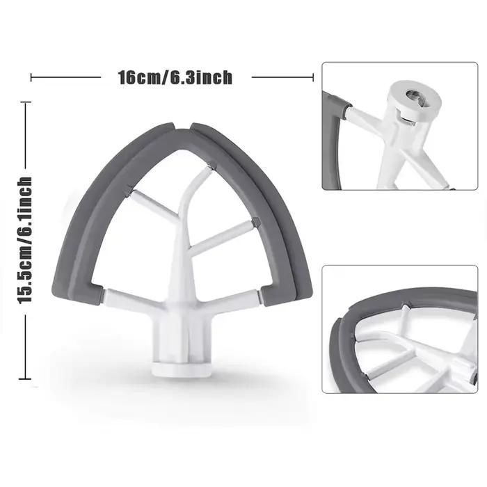 Batteur à bord flexible pour mélangeur KitchenAid 4