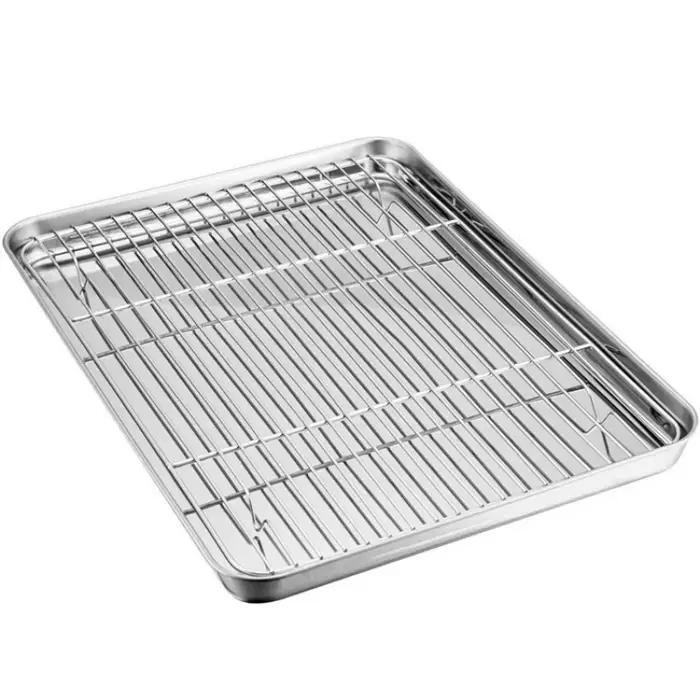 Plateau de cuisson avec support de refroidissement amovible