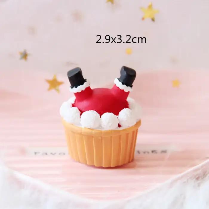 Gâteau de père noël crème glacée