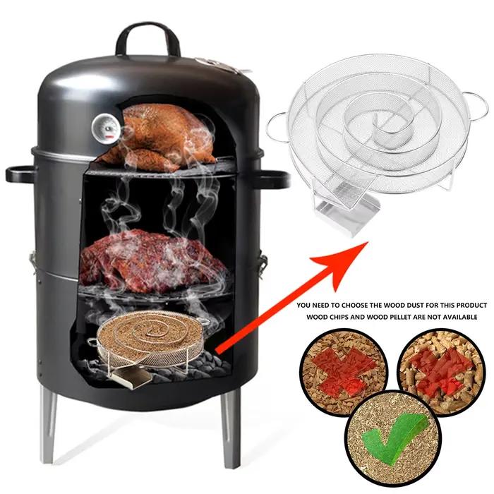 Générateur de fumée froide en acier inoxydable pour fumer de la viande, du poisson, des légumes, barbecues, grillades et fumoirs occasionnels