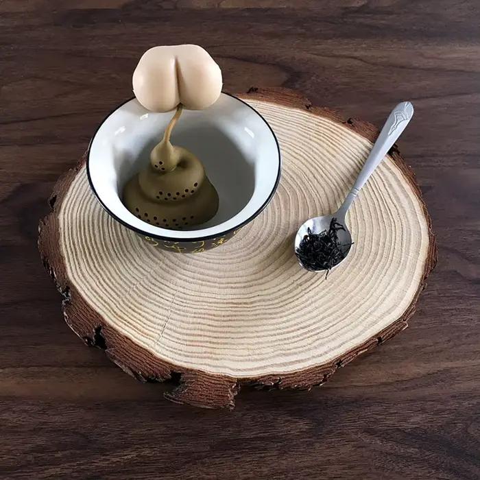 Infuseur à thé pratique en silicone réutilisable pour infuser les herbes, les épices, le café, les médicaments et les feuilles de thé, pour la cuisine et le bureau