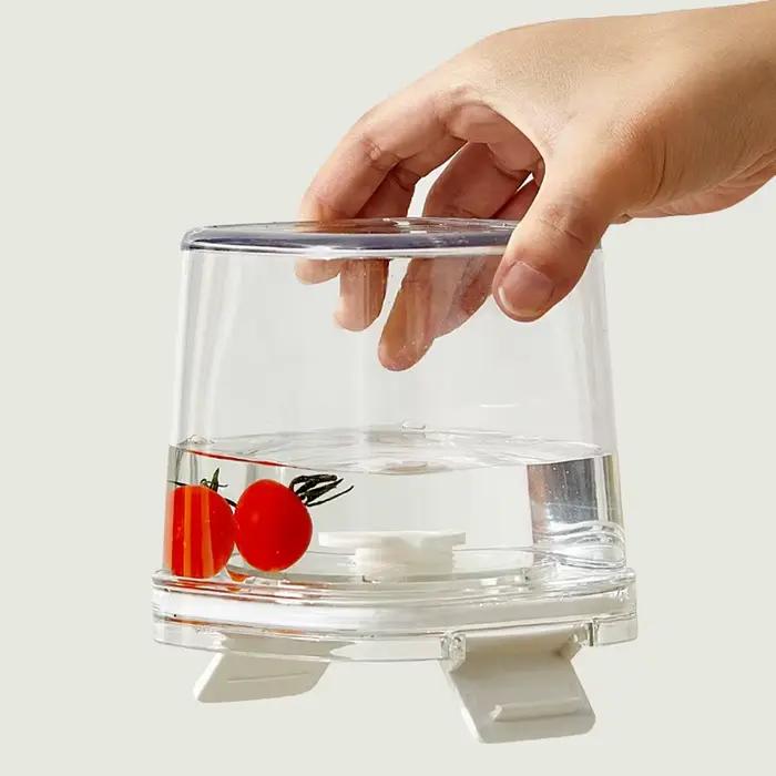 Réservoir scellé sous vide pour grains de café, pot sous vide pour céréales de cuisine, récipient hermétique, boîte scellée étanche à l'humidité pour le thé