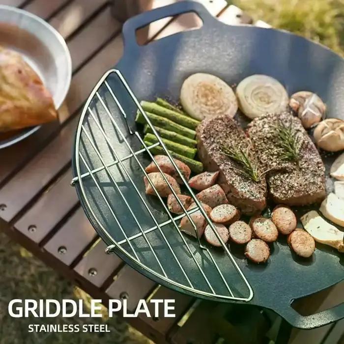 Grille de cuisson à haute température en acier inoxydable pour barbecue