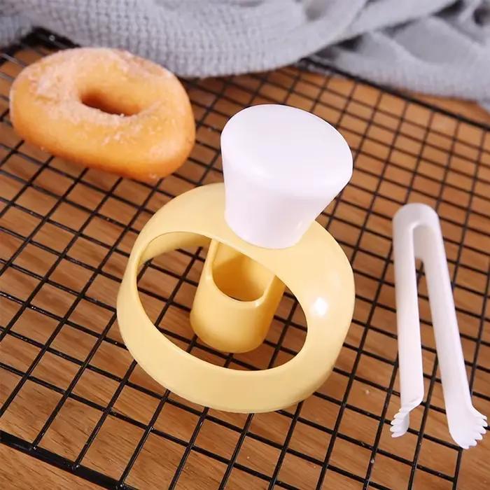 Moule à beignets en plastique pour pâtisserie, ustensile de cuisine, outil de décoration de gâteau, pâte, dessert, emporte-pièce, DIY