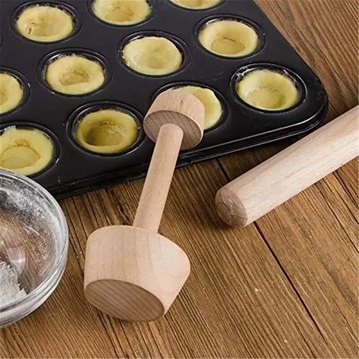Moule à tarte aux œufs en bois de qualité supérieure