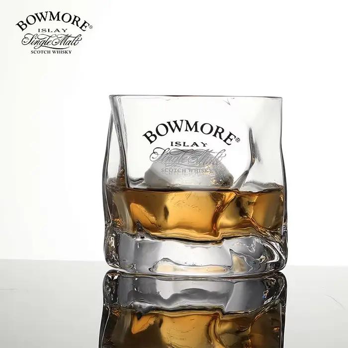 Bowmore – verre en verre de cristal, simple, pour cocktail, Whisky, Brandy, dégustation de vin, tasse de Cognac, copa, Vodka
