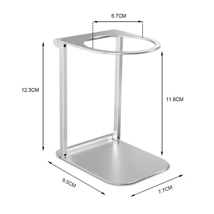 Support de machine à café pliable en alliage d'aluminium pour amateurs de café robuste et élégant pour préparation de café occasions spéciales