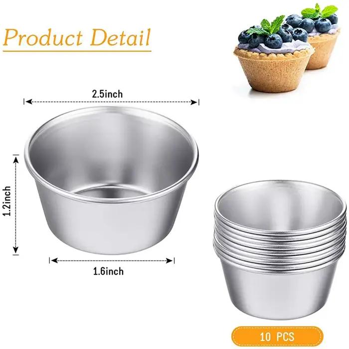 Promotion! Moules à pudding individuels antiadhésifs
