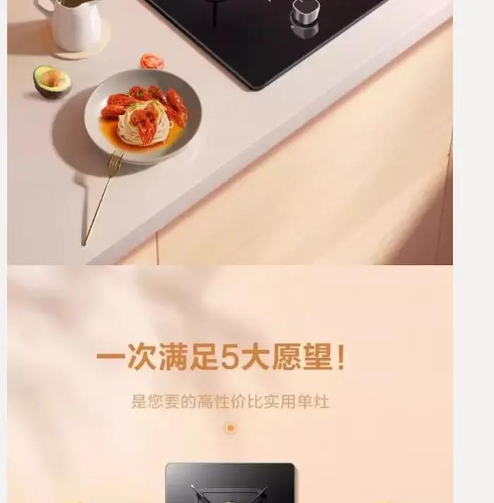 Vanward cuisinière à gaz table de cuisson à gaz de cuisine à brûleur unique pour gaz GPL naturel intégré au bureau