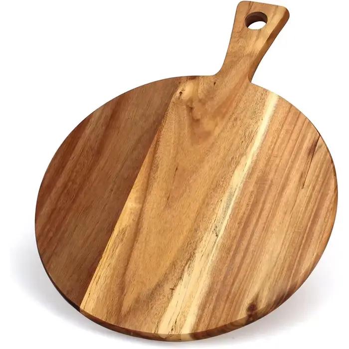 Planche à découper en bois d'acacia rectangle pour la cuisine et les occasions spéciales élégante et écologique à offrir