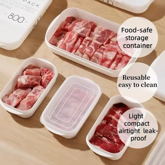 20 pièces (10 contenants + 10 couvercles) Boîtes alimentaires hermétiques de 350 ml