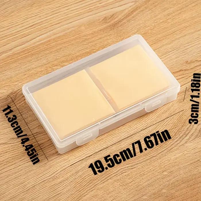 Boîte de rangement transparente pour fromage, conception d'étanchéité à encliquetage, évite la contamination des odeurs, fraîcheur longue durée, défaut l'espace du réfrigérateur