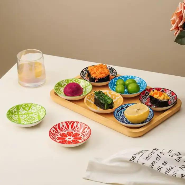 Plats à condiments en céramique