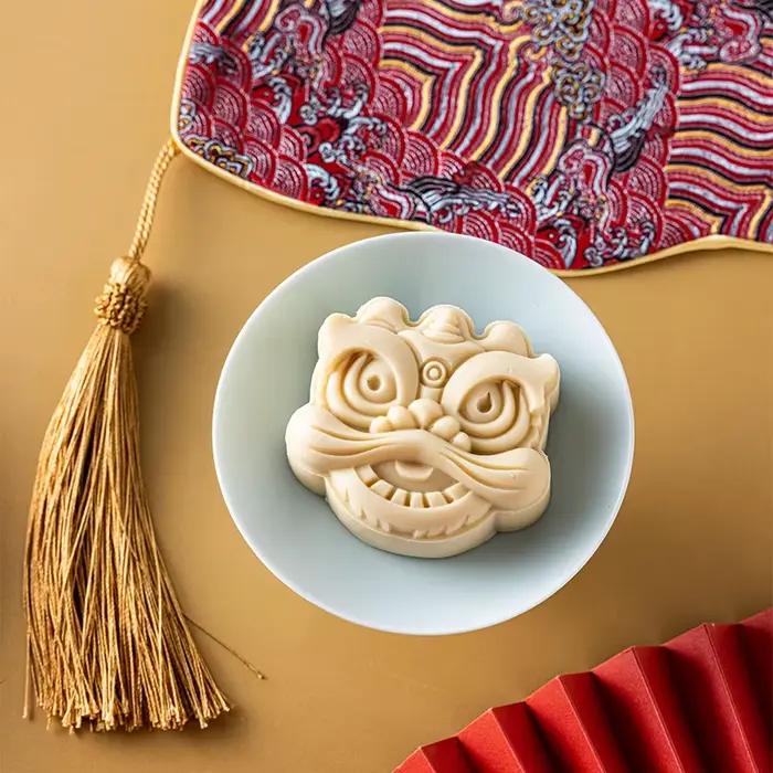 Moule à gâteau de lune 3D, style marée nationale, motif de discussion, 138 tortillas, presse à strass, moule à fondant mi-automne